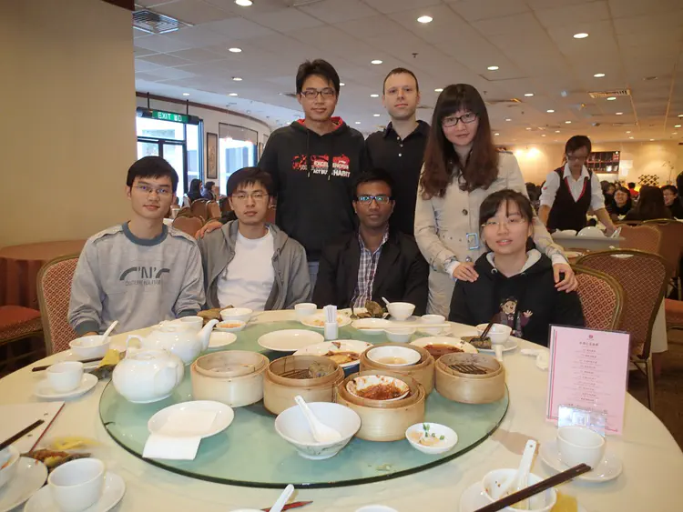 Yang Yang's welcome lunch (Oct. 12, 2012)