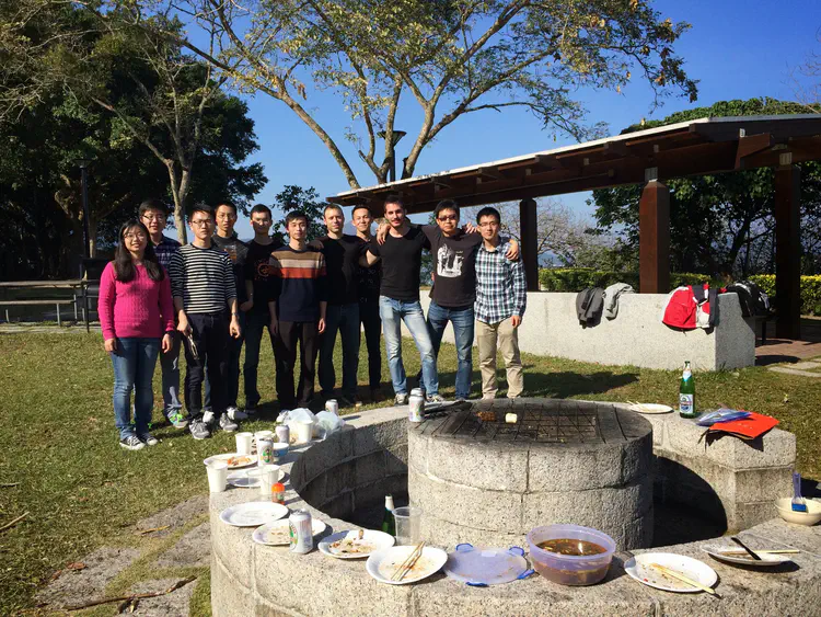 Jijie's BBQ welcome lunch (Dec. 20, 2014)