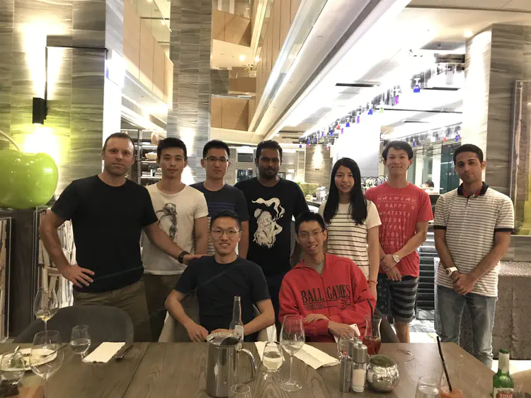 Zhongju's graduation dinner (11-Aug-2017)