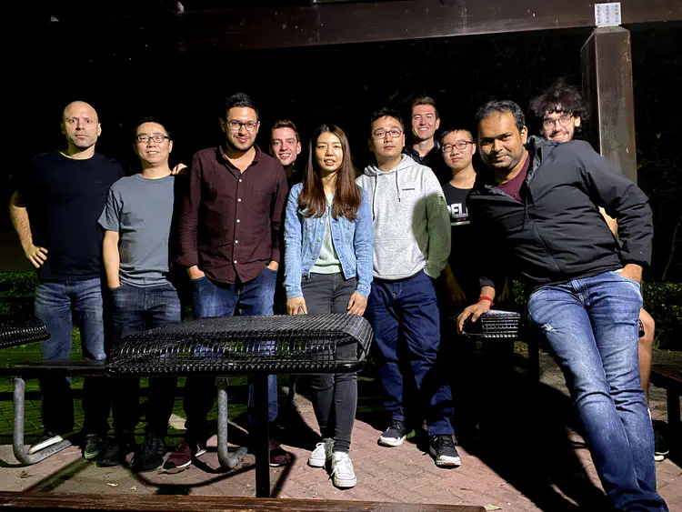 Welcome BBQ for Xiwen, Vinicius, Jasin, Miguel, Roger, and Jon (1-Dec-2019)